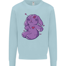 A Voodoo Doll Rabbit Kids Sweatshirt Jumper Light Blue