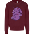 A Voodoo Doll Rabbit Kids Sweatshirt Jumper Maroon
