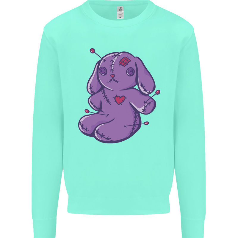 A Voodoo Doll Rabbit Kids Sweatshirt Jumper Peppermint