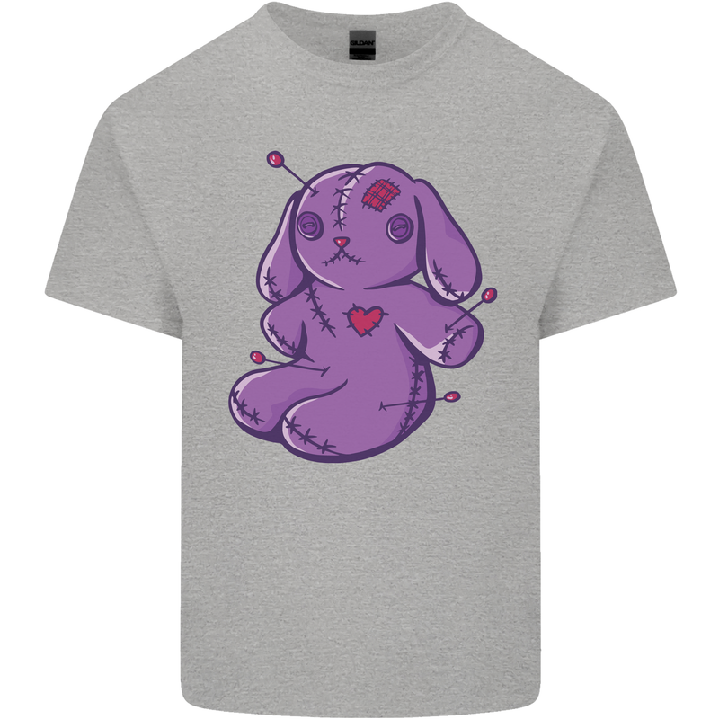 A Voodoo Doll Rabbit Kids T-Shirt Childrens Sports Grey