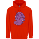 A Voodoo Doll Rabbit Mens 80% Cotton Hoodie Bright Red