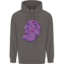 A Voodoo Doll Rabbit Mens 80% Cotton Hoodie Charcoal