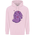 A Voodoo Doll Rabbit Mens 80% Cotton Hoodie Light Pink