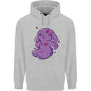 A Voodoo Doll Rabbit Mens 80% Cotton Hoodie Sports Grey