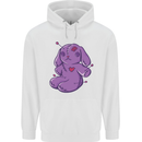 A Voodoo Doll Rabbit Mens 80% Cotton Hoodie White