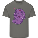 A Voodoo Doll Rabbit Mens Cotton T-Shirt Tee Top Charcoal