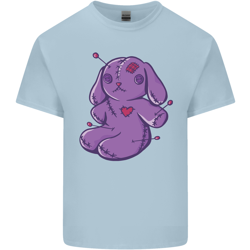 A Voodoo Doll Rabbit Mens Cotton T-Shirt Tee Top Light Blue