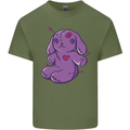 A Voodoo Doll Rabbit Mens Cotton T-Shirt Tee Top Military Green