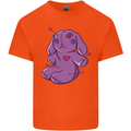 A Voodoo Doll Rabbit Mens Cotton T-Shirt Tee Top Orange