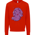 A Voodoo Doll Rabbit Mens Sweatshirt Jumper Bright Red