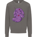 A Voodoo Doll Rabbit Mens Sweatshirt Jumper Charcoal