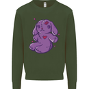 A Voodoo Doll Rabbit Mens Sweatshirt Jumper Forest Green