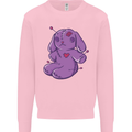 A Voodoo Doll Rabbit Mens Sweatshirt Jumper Light Pink