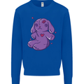 A Voodoo Doll Rabbit Mens Sweatshirt Jumper Royal Blue