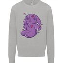 A Voodoo Doll Rabbit Mens Sweatshirt Jumper Sports Grey