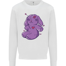 A Voodoo Doll Rabbit Mens Sweatshirt Jumper White