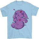 A Voodoo Doll Rabbit Mens T-Shirt 100% Cotton Light Blue