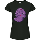 A Voodoo Doll Rabbit Womens Petite Cut T-Shirt Black
