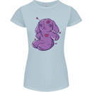 A Voodoo Doll Rabbit Womens Petite Cut T-Shirt Light Blue