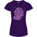 A Voodoo Doll Rabbit Womens Petite Cut T-Shirt Purple