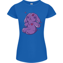 A Voodoo Doll Rabbit Womens Petite Cut T-Shirt Royal Blue
