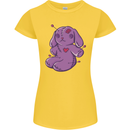 A Voodoo Doll Rabbit Womens Petite Cut T-Shirt Yellow