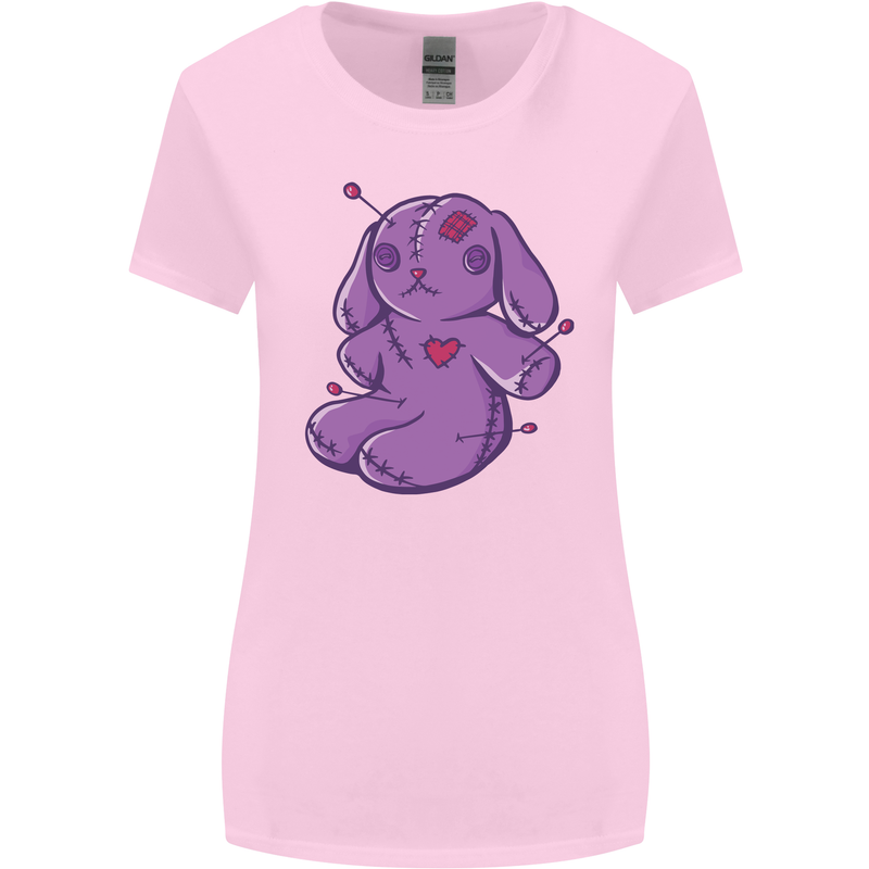 A Voodoo Doll Rabbit Womens Wider Cut T-Shirt Light Pink