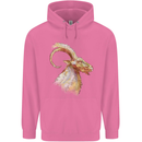 A Watercolour Goat Farming Childrens Kids Hoodie Azalea