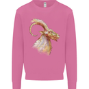 A Watercolour Goat Farming Mens Sweatshirt Jumper Azalea