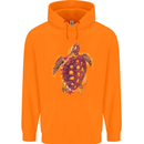 A Watercolour Turtle Childrens Kids Hoodie Orange