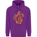 A Watercolour Turtle Childrens Kids Hoodie Purple