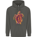 A Watercolour Turtle Childrens Kids Hoodie Storm Grey