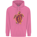 A Watercolour Turtle Mens 80% Cotton Hoodie Azelea