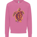 A Watercolour Turtle Mens Sweatshirt Jumper Azalea
