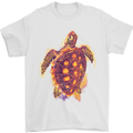 A Watercolour Turtle Mens T-Shirt 100% Cotton White