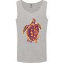 A Watercolour Turtle Mens Vest Tank Top Sports Grey