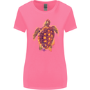 A Watercolour Turtle Womens Wider Cut T-Shirt Azalea