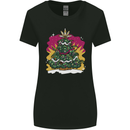 A Weed Christmas Tree Cannabis Trippy Womens Wider Cut T-Shirt Black