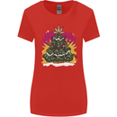 A Weed Christmas Tree Cannabis Trippy Womens Wider Cut T-Shirt Red