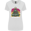 A Weed Christmas Tree Cannabis Trippy Womens Wider Cut T-Shirt White
