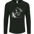 A Welder Welding a Joint Mens Long Sleeve T-Shirt Black