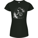 A Welder Welding a Joint Womens Petite Cut T-Shirt Black