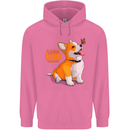 A Welsh Corgi Illustration Dog Mens 80% Cotton Hoodie Azelea