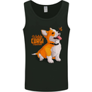 A Welsh Corgi Illustration Dog Mens Vest Tank Top Black