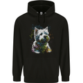 A West Highland White Terrier Dog Childrens Kids Hoodie Black