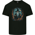 A Wise Old Wizard Fantasy Mens Cotton T-Shirt Tee Top Black