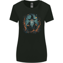 A Wise Old Wizard Fantasy Womens Wider Cut T-Shirt Black