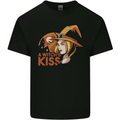 A Witch Kiss Halloween Kids T-Shirt Childrens Black