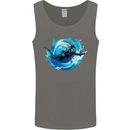 A Woman Scuba Diver Female Diving Mens Vest Tank Top Charcoal