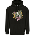 A Yampy Pitbull Dog Mens 80% Cotton Hoodie Black